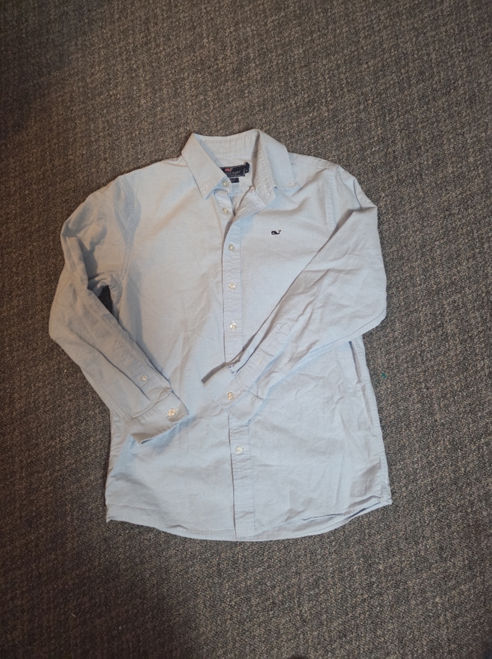 Vineyard Vines Light Blue Button-Down Oxford Shirt